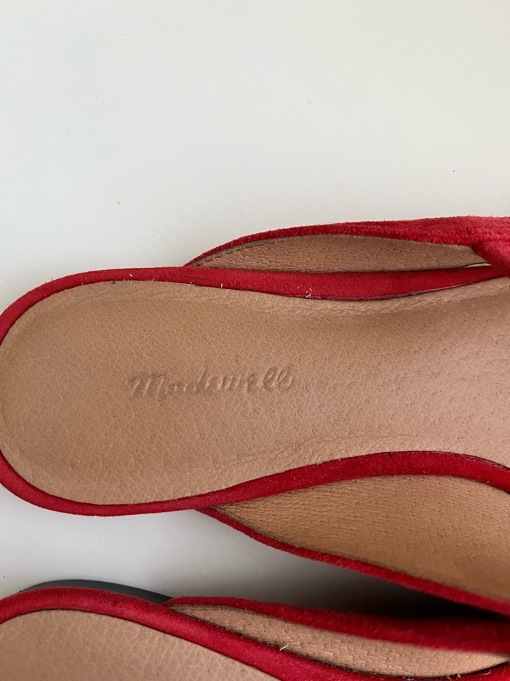 Madewell Greta Ballet Flat Mule - Bandana Red - Picture 6 of 6